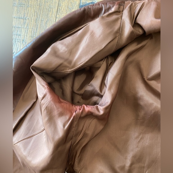 Vintage 70’s Men’s Sears Leather Jacket - Picture 11 of 16